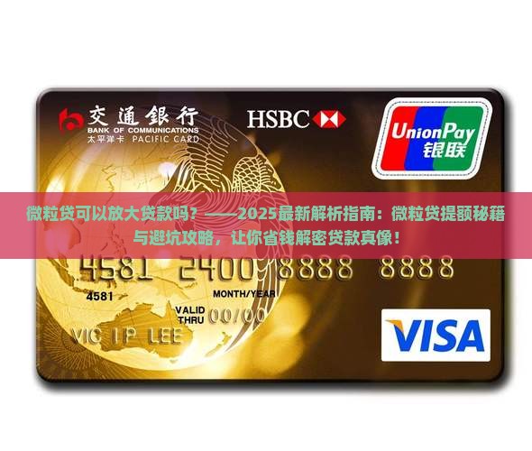 微粒贷可以放大贷款吗