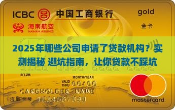 哪些公司申请了贷款机构