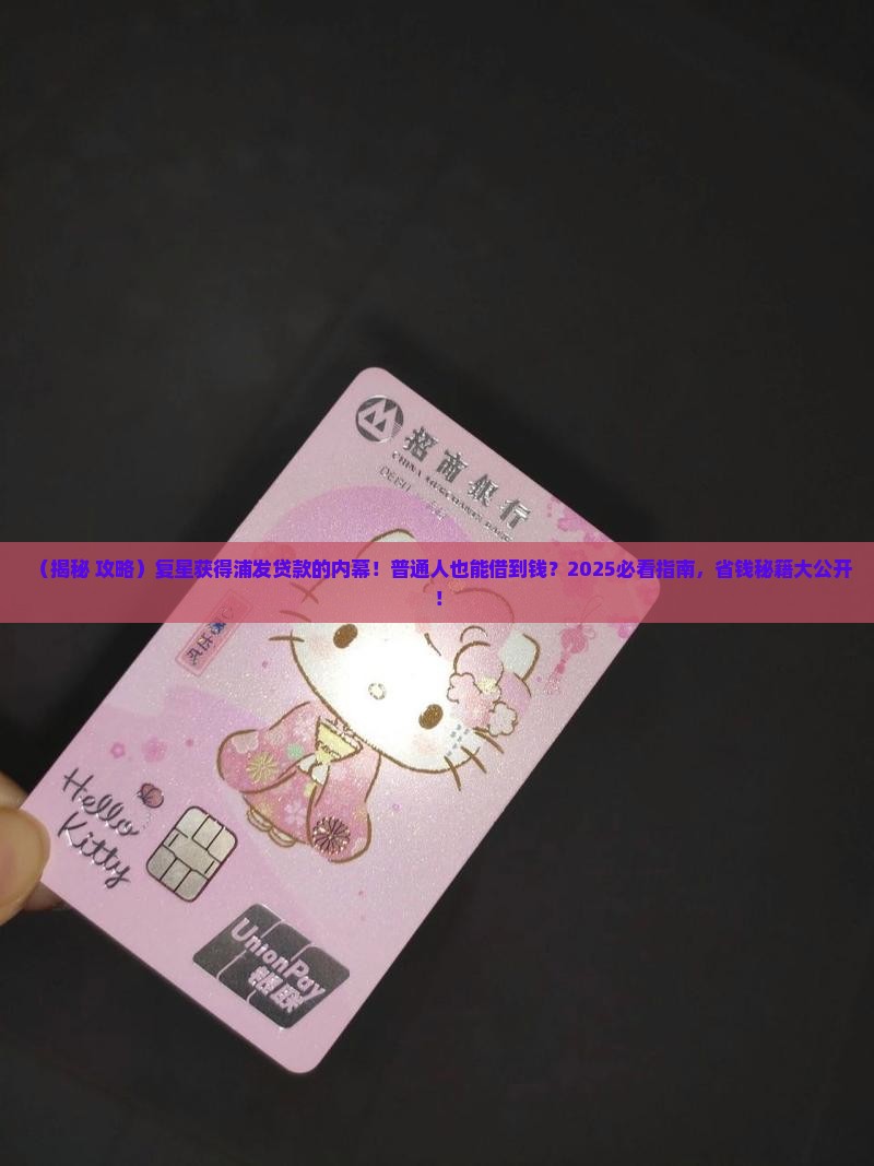 复星获得浦发贷款