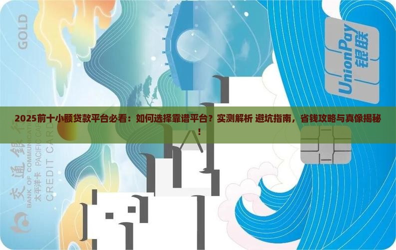 前十小额贷款平台