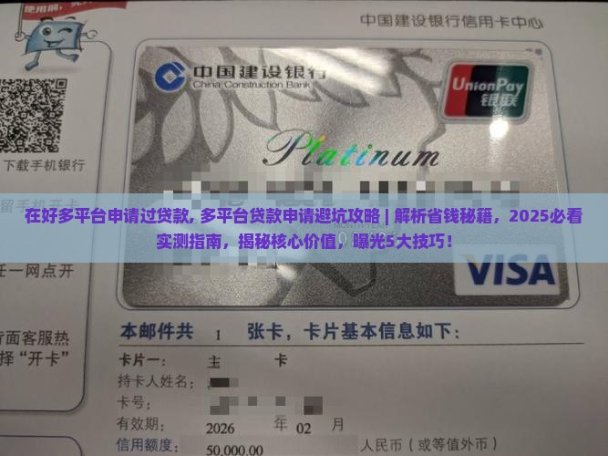 在好多平台申请过贷款