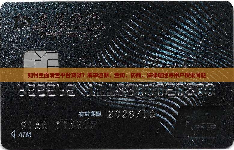 如何全面清查平台贷款？解决逾期、查询、协商、法律途径等用户搜索问题