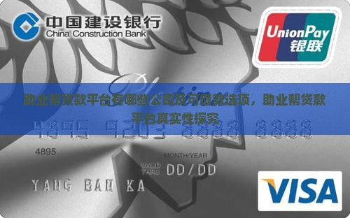 助业帮贷款平台有哪些公司及可借款选项，助业帮贷款平台真实性探究