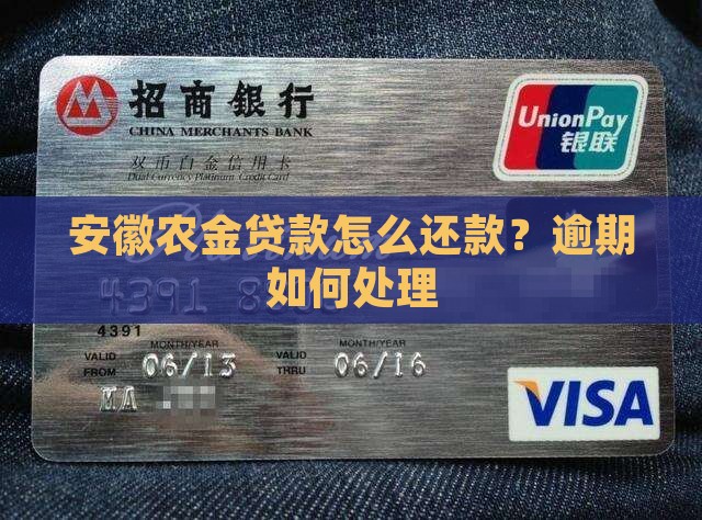 安徽农金贷款怎么还款？逾期如何处理
