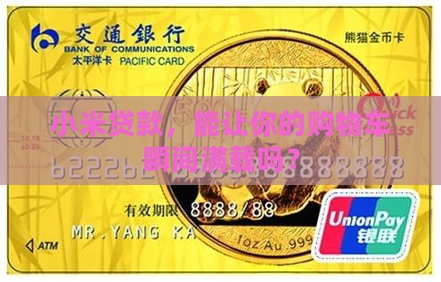 小米贷款，能让你的购物车瞬间满载吗？
