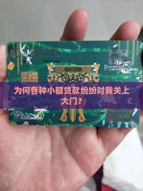为何各种小额贷款纷纷对我关上大门？