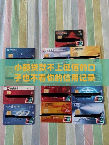 小额贷款不上征信的口子也不看你的信用记录