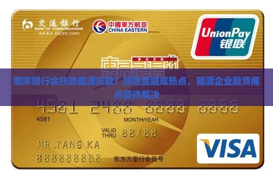 哪家银行会扶助能源贷款？绿色金融成热点，能源企业融资痛点亟待解决