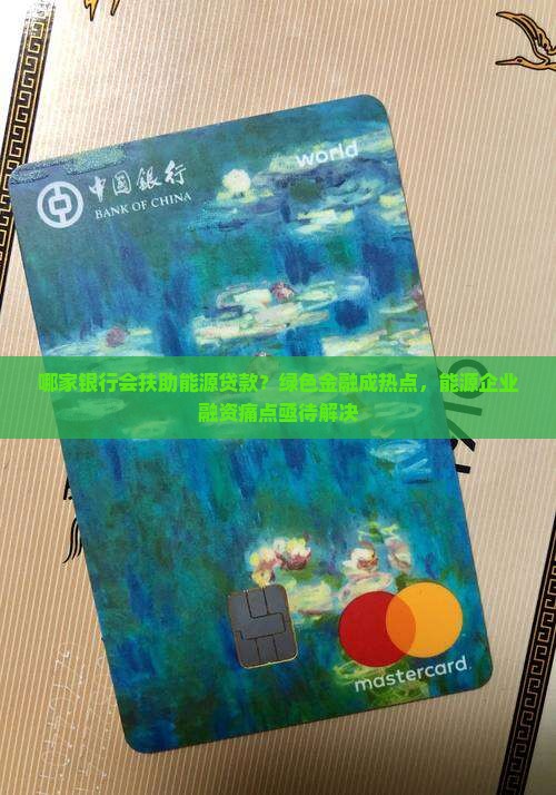 哪家银行会扶助能源贷款？绿色金融成热点，能源企业融资痛点亟待解决