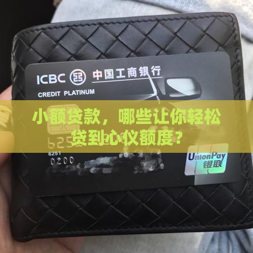 小额贷款，哪些让你轻松贷到心仪额度？