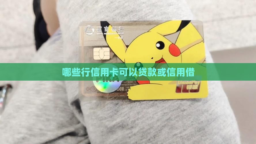 哪些行信用卡可以贷款或信用借