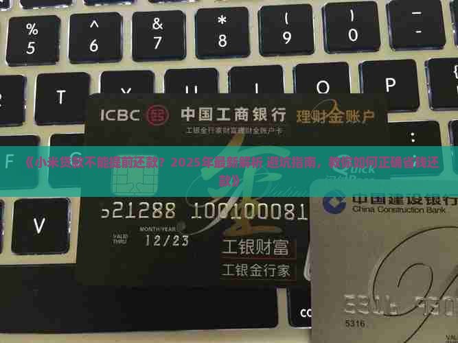 小米贷款咋不能提前还款