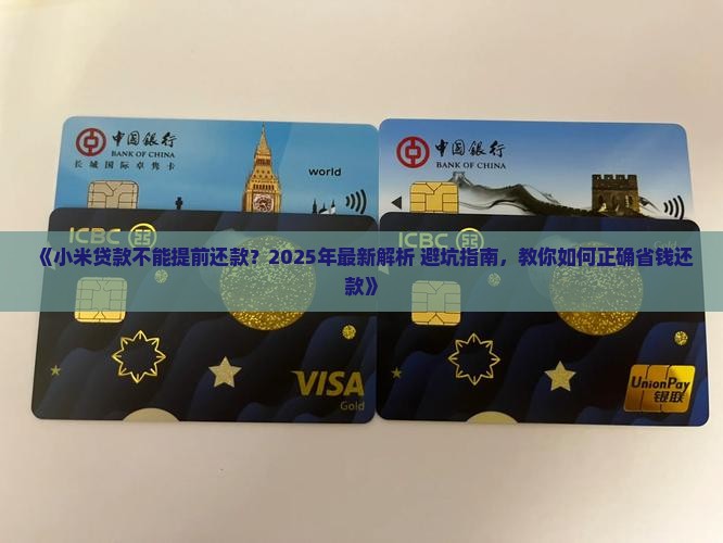 小米贷款咋不能提前还款