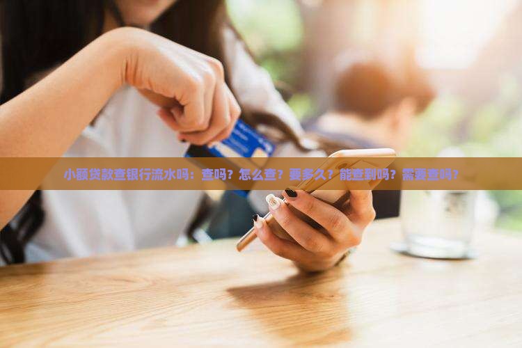 小额贷款查银行流水吗