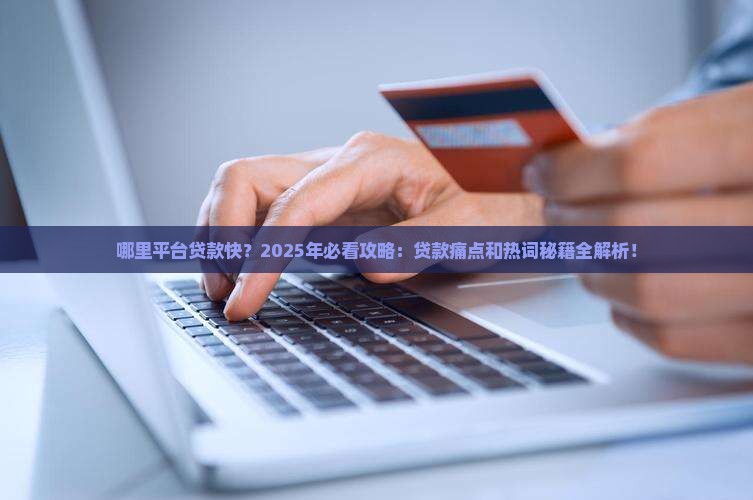 哪里平台贷款快
