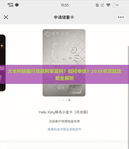 大丰村镇银行贷款