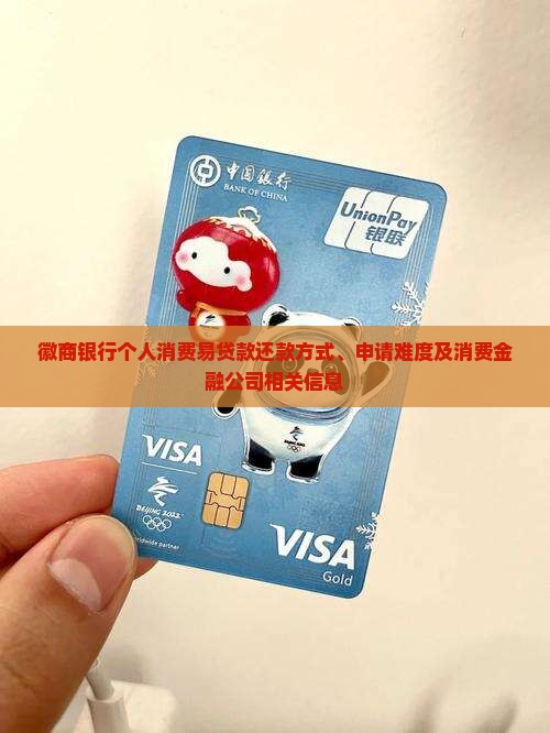徽商银行个人消费易贷款