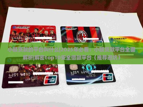 小额贷款的平台叫什么
