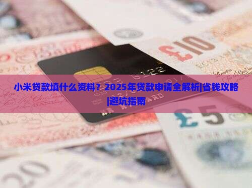 小米贷款填什么资料吗