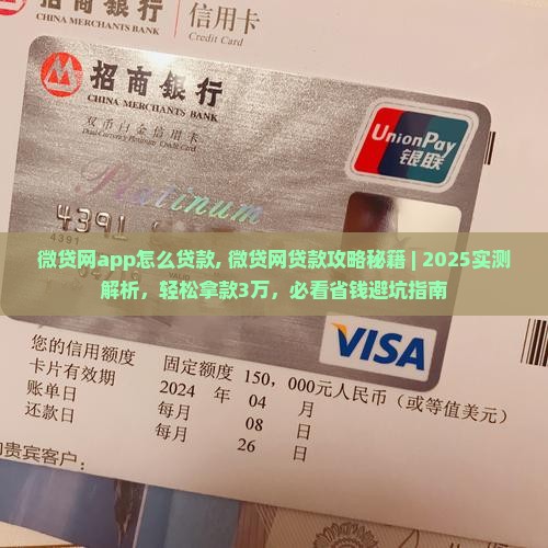 微贷网app怎么贷款