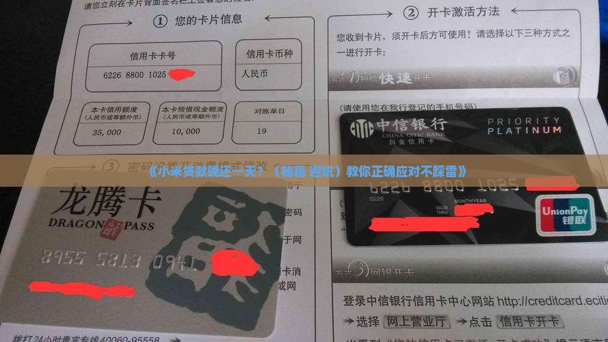 小米贷款晚一天会怎样