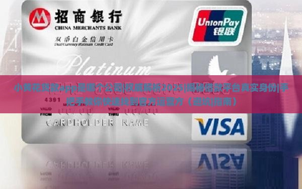 小黄花贷款app是哪个公司