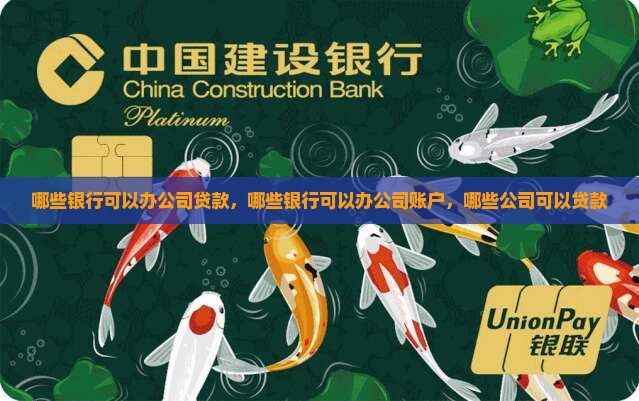 哪些银行可以办公司贷款