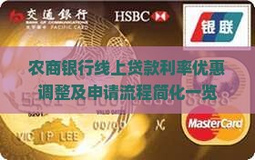 农商银行线上贷款利率优惠调整及申请流程简化一览