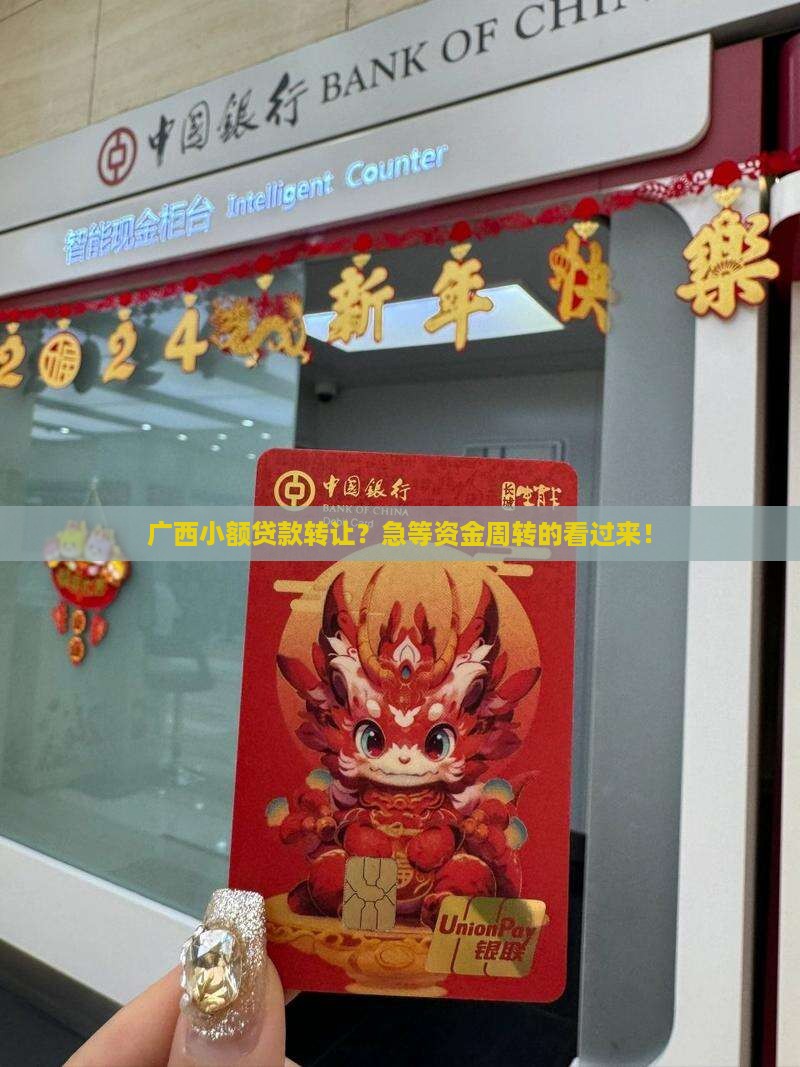 广西小额贷款转让？急等资金周转的看过来！