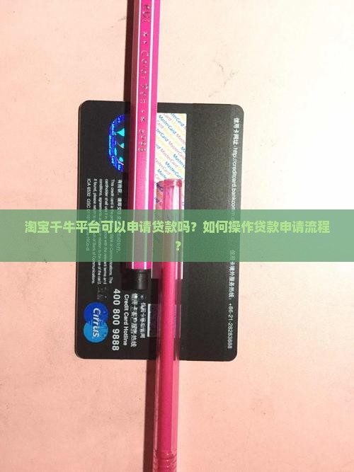 淘宝千牛平台可以申请贷款吗？如何操作贷款申请流程？
