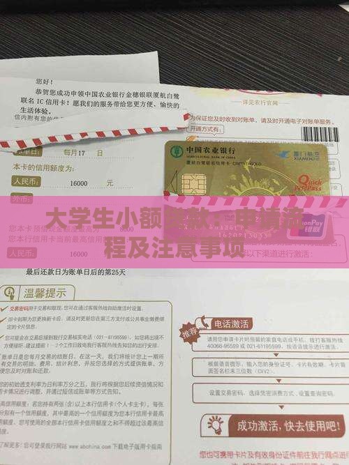 大学生小额贷款：申请流程及注意事项