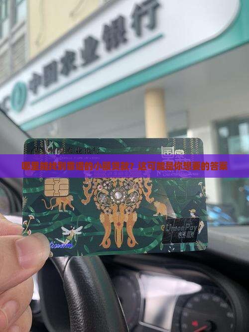 哪里能找到靠谱的小额贷款？这可能是你想要的答案