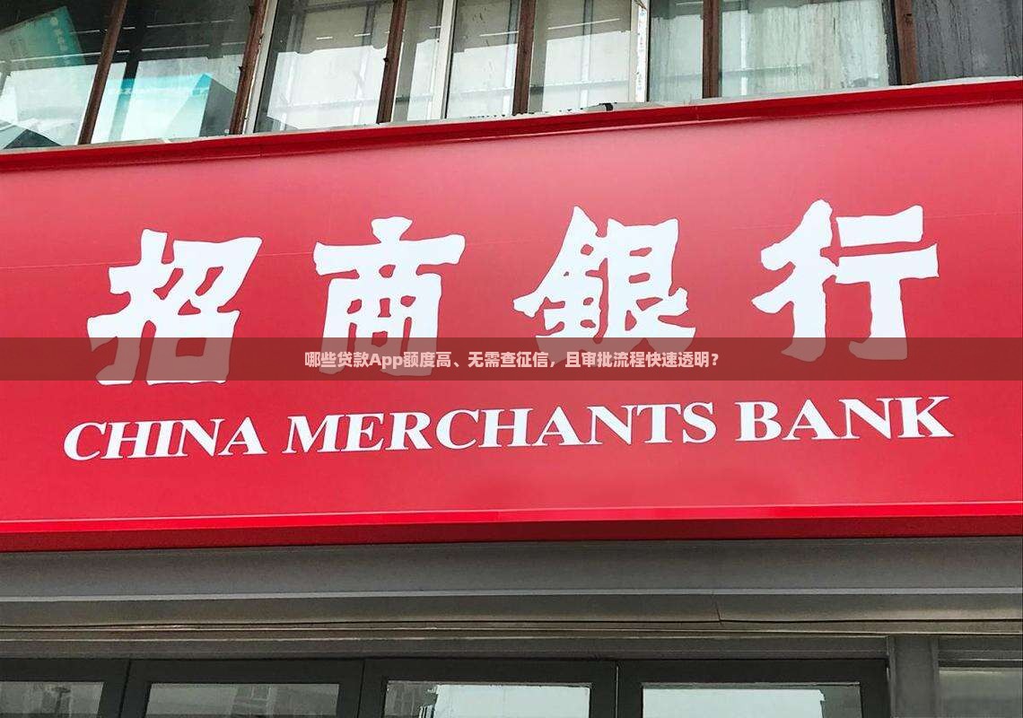 哪些贷款App额度高、无需查征信，且审批流程快速透明？