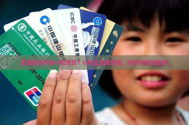 富源县后所镇小额贷款？小微企业融资难，试试供应链金融！