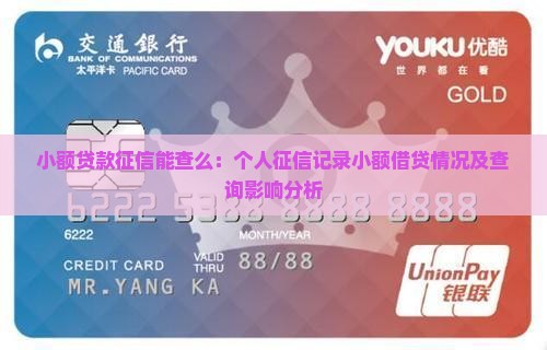 小额贷款征信能查么：个人征信记录小额借贷情况及查询影响分析