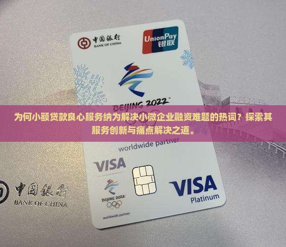 为何小额贷款良心服务纳为解决小微企业融资难题的热词？探索其服务创新与痛点解决之道。