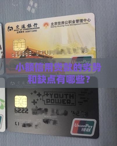 小额信用贷款的劣势和缺点有哪些？