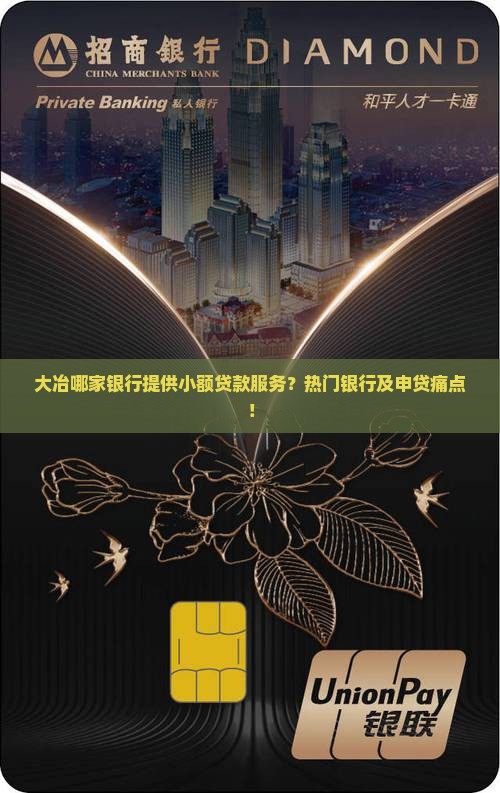 大冶哪家银行提供小额贷款服务？热门银行及申贷痛点！
