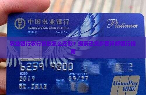 农业银行农行贷款怎么还款？提前还贷步骤详解银行指南