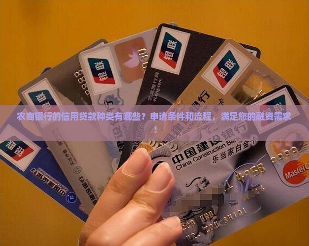 农商银行的信用贷款种类有哪些？申请条件和流程，满足您的融资需求！