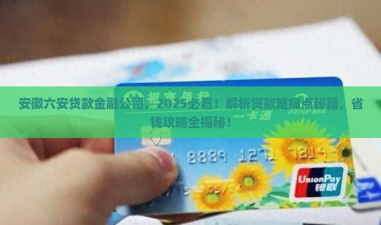 安徽六安贷款金融公司