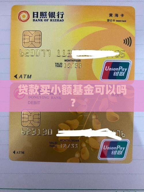 小额贷款买基金可以吗