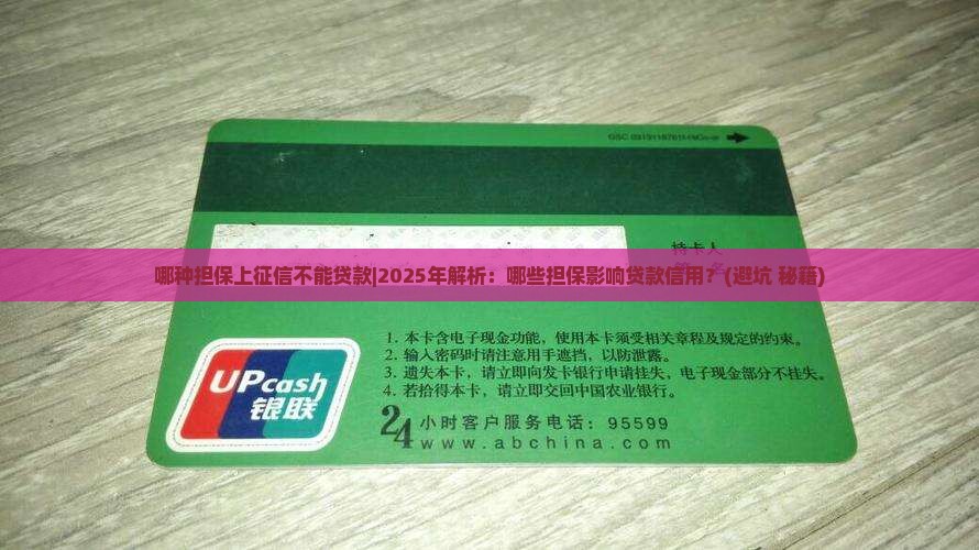 哪种担保上征信不能贷款
