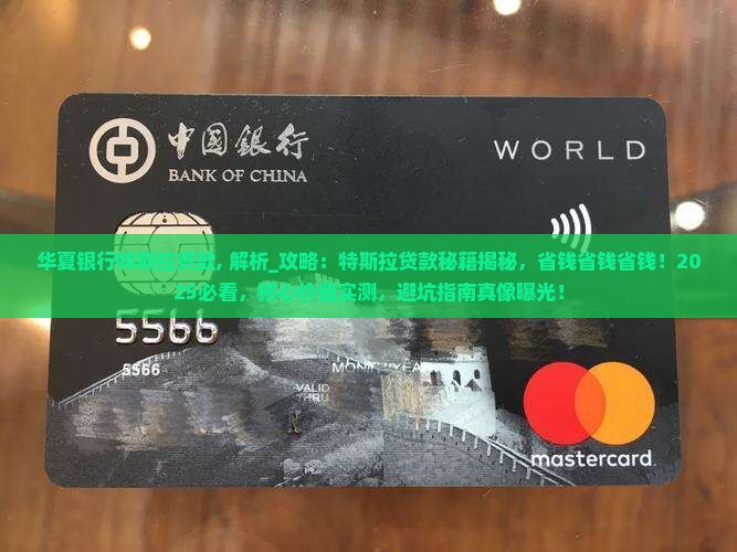 华夏银行特斯拉贷款