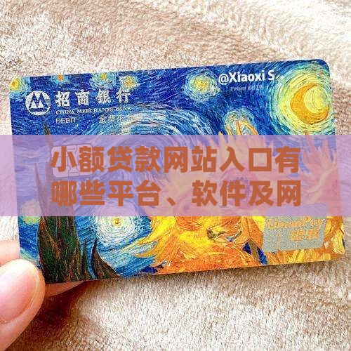 小额贷款网站入口有哪些