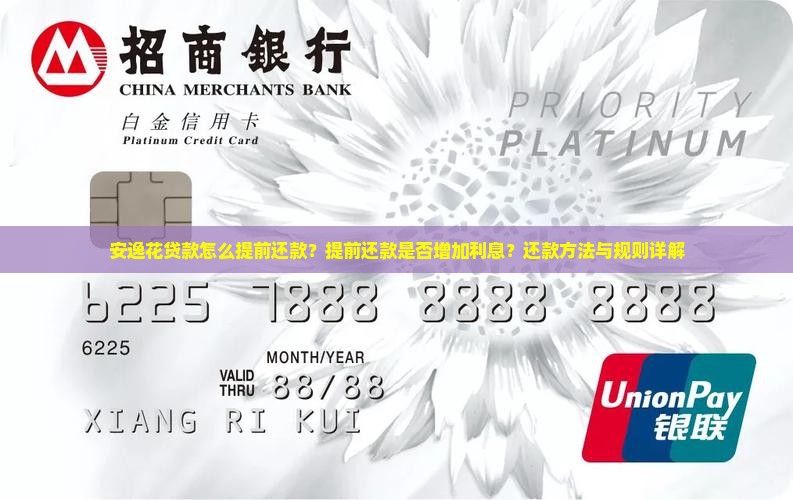 安逸花贷款怎么提前还款