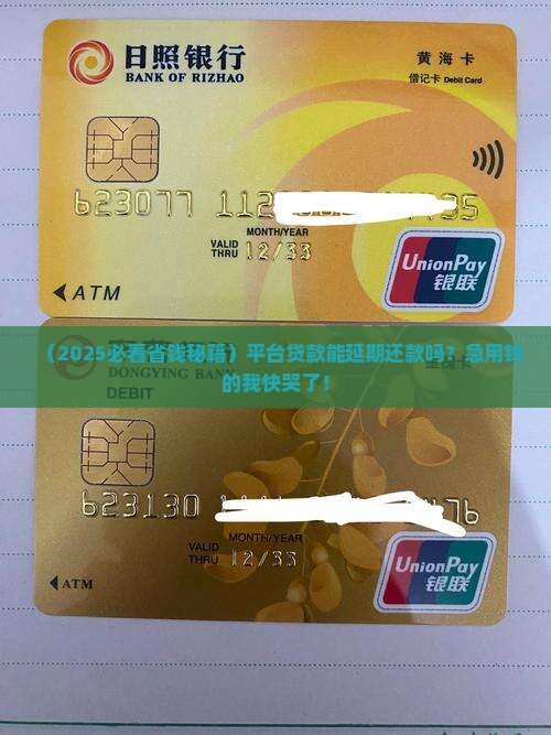 平台贷款可以延期还款吗