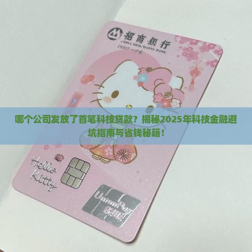 发放首笔科技贷款的公司