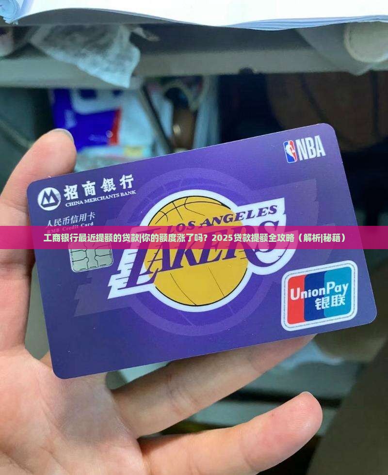 工商银行最近提额的贷款