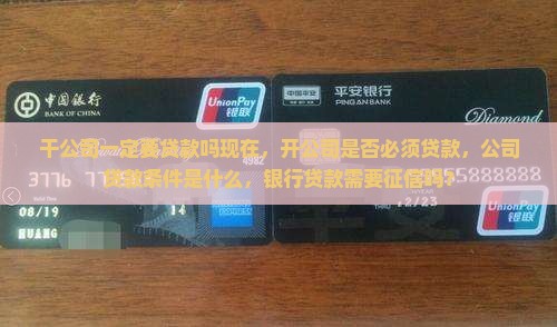 干公司一定要贷款吗现在